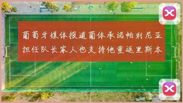 葡萄牙媒体报道葡体承诺帕利尼亚担任队长家人也支持他重返里斯本